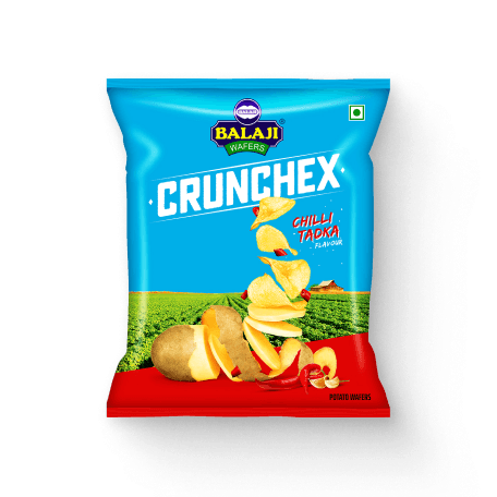 Crunchex Chili Tadka Wafers