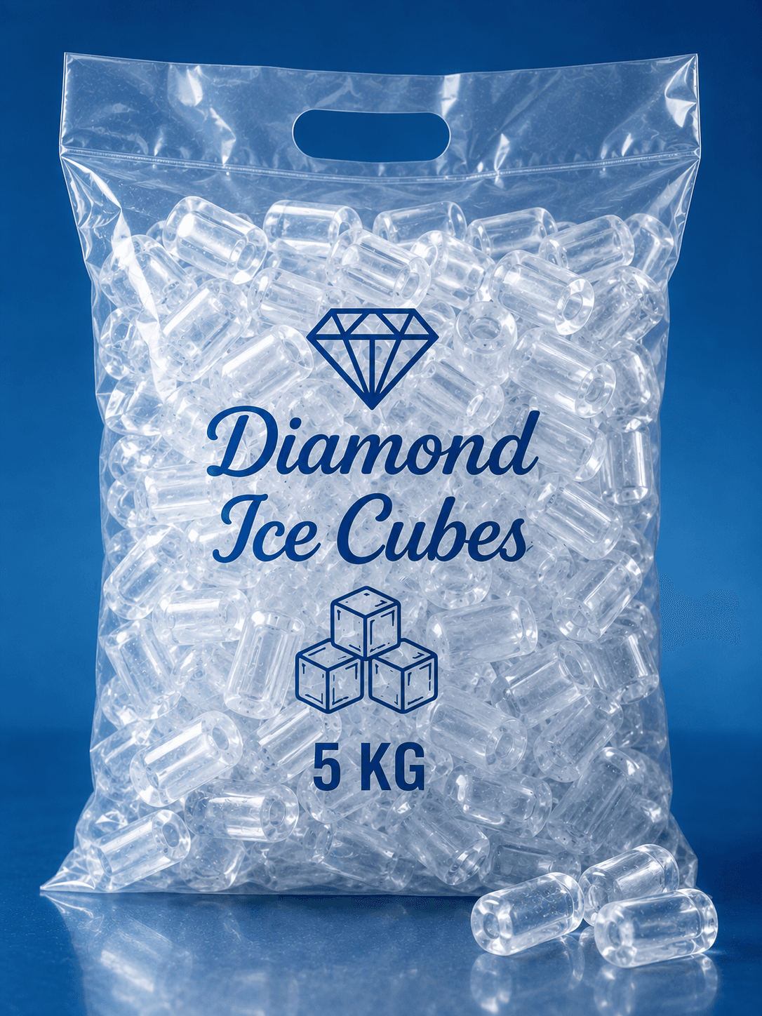 Diamond Ice Cubes 1kg Bag